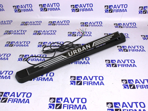 Накладка заднего номера 2121 "Urban" с динамическими поворотниками, стоп сигналом и габаритом SalMan