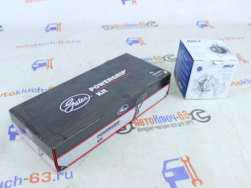 Комплект ГРМ Gates K015631XS и помпа Dolz L-125 на 16 кл Лада Приора, Гранта, Калина 2, Веста в интернет-магазине avtofirma63.ru 