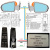 Блок переключателей с функцией складывания зеркал для автомобилей Лада Веста