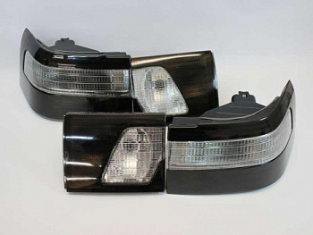 Задние фонари ВАЗ 2110 клюшки тонированные с белой полосой СЕВиЕМ