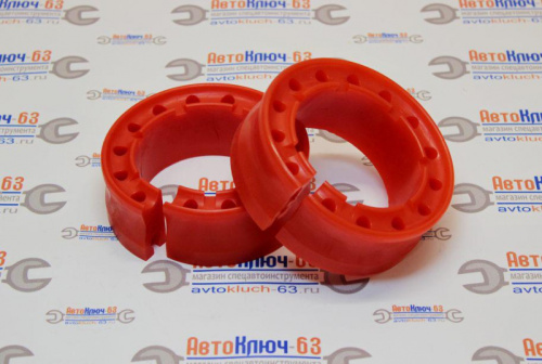 Проставки пружин межвитковые универсальные красные на Лада 4x4 Нива