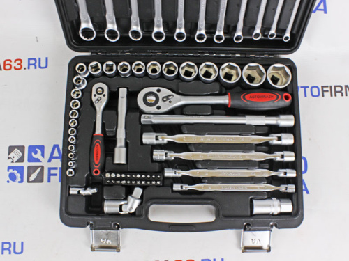 Набор инструмента 76 предметов 1/4,1/2 AV Steel в интернет-магазине avtofirma63.ru 