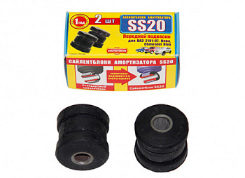 Сайлентблок амортизатора переднего 21214, 2123 SS20 (черный) 2шт  60101 от интернет-магазина avtofirma63.ru 