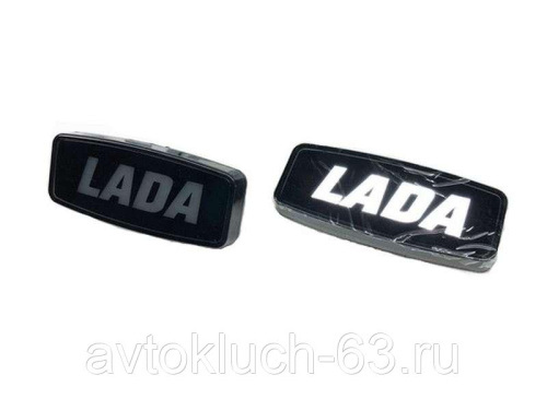 Диодные повторители поворота для Приора, Гранта, Калина с надписью LADA