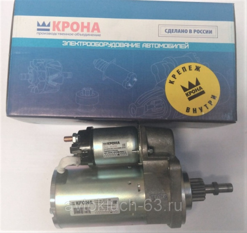 Стартер ВАЗ 21083, производство "Крона" г. Самара, 401.3708