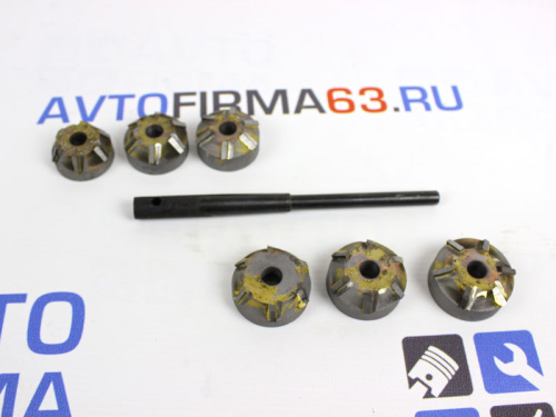 Зенковки (шарошки) для седел клапанов ВАЗ 2101-2110 / Нива / ЗМЗ 406 / 8 клапанные, 6 резцов в интернет-магазине avtofirma63.ru 