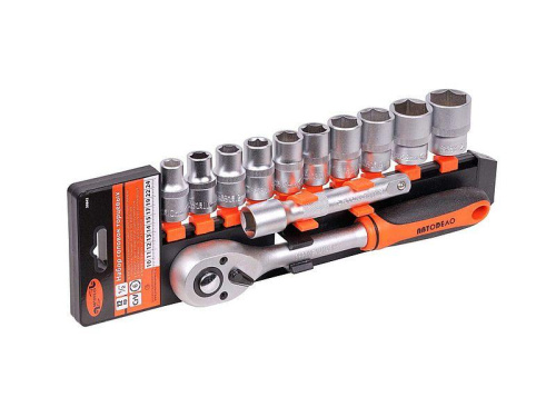Набор торцевых головок с трещоткой 1/2 и удлинителем 125 мм АвтоDело в интернет-магазине avtofirma63.ru 