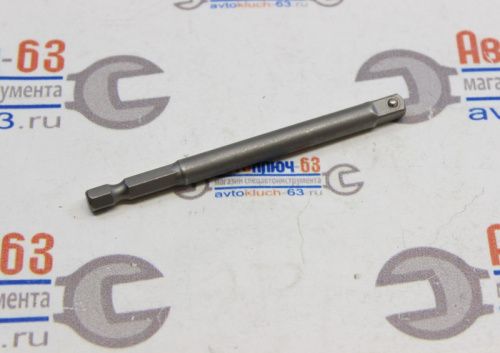 Адаптер с шестигранником 1/4 на квадрат 1/4 100мм в интернет-магазине avtofirma63.ru 