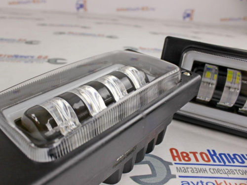 Противотуманные фары на 2110-2112, 2113-2115, 2123 4 линзы с ДХО Sal-Man