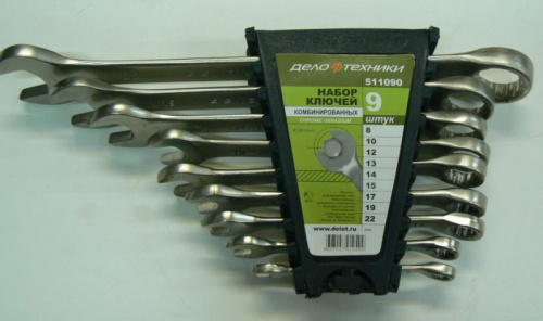 Набор ключей комбинированных 9 шт Дело Техники в интернет-магазине avtofirma63.ru 