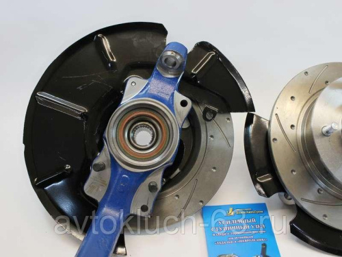 Усиленный ступичный узел, перфорированный диск, усиленная ступица, 24 шлица, АБС для 2121, 2123 на Лада 4x4 Нива