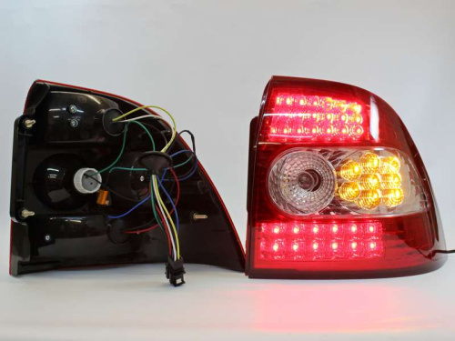 Светодиодные задние фонари для а/м 2170, красно-белые ZFT-302 LED