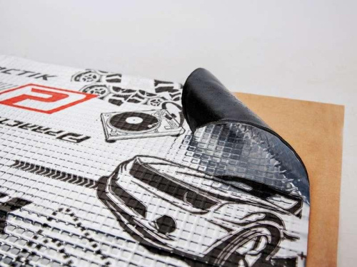 Виброшумоизоляция 750х460 мм PRACTIK на Лада Приора