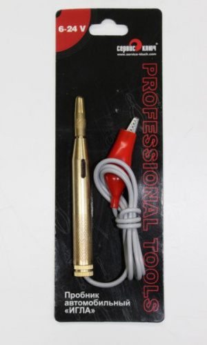 Пробник усиленный автомобильный 6-24 В Сервис Ключ в интернет-магазине avtofirma63.ru 