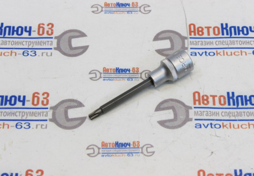 Торцевая головка-бита Torx с отверстием 1/2 T-30H 100 мм Force в интернет-магазине avtofirma63.ru 