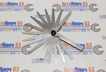 Набор щупов 0,02-0,5 мм 17 листов БМ в интернет-магазине avtofirma63.ru 