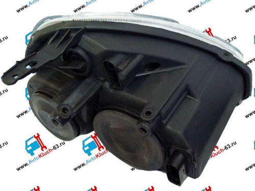 Фары PROSPORT RS-09939 С ДХО и линзой Хром корпус на Лада Приора