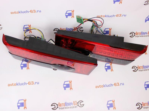 Задние фонари диодные для ВАЗ 2108-2114 красные тонированные