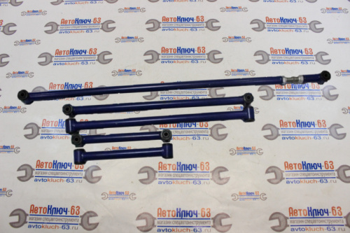 Реактивные тяги Лада Нива 4х4 комплект 5 штук поперечная тяга регулируемая, втулки 40-40 резина в интернет-магазине avtofirma63.ru 