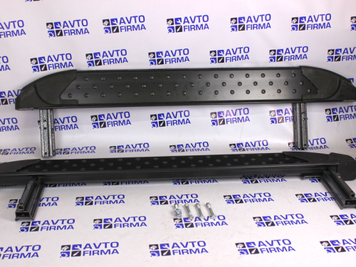 Пороги Бумер алюминиевые с резинкой для а/м 2121 Урбан Техносфера в интернет-магазине avtofirma63.ru 