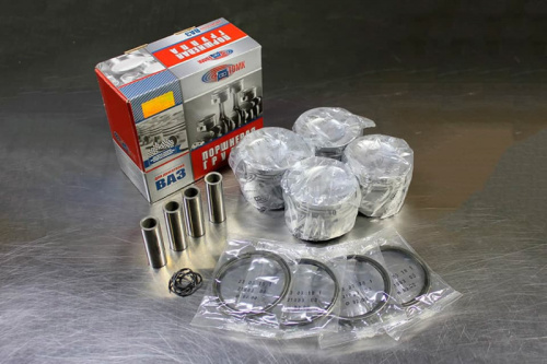 Комплект поршней с пальцами и кольцами 79,8 для двигателя ВАЗ 2106 ТДМК в интернет-магазине avtofirma63.ru 