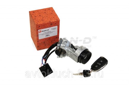 Выключатель замка зажигания ВАЗ 2190 Гранта,  с выкидным ключом в интернет-магазине avtofirma63.ru 