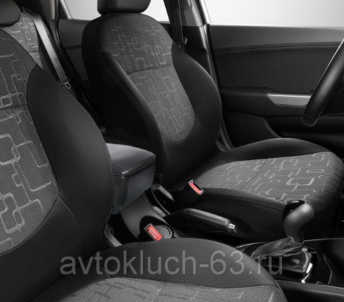 Подлокотник мягкий Kia Rio 3 черный Azard