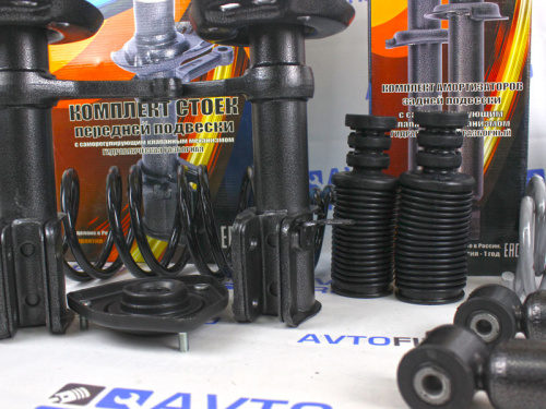 Комплект стоек в сборе на ВАЗ 2110, 2111, 2112 с саморегулирующимся клапаном, Технологии Будущего в интернет-магазине avtofirma63.ru 