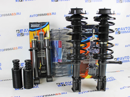 Комплект стоек в сборе на ВАЗ 2108-21099, ВАЗ 2113-2115 с саморегулирующимся клапаном, Технологии Будущего в интернет-магазине avtofirma63.ru 