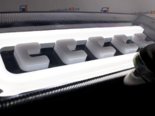 Светодиодные LED подфарники Лада Нива 4х4, URBAN, BRONTO с неоновым ДХО, бегающим поворотником PL2023