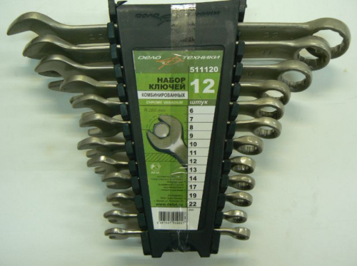 Набор ключей комбинированных 12 шт. 511120 Дело Техники в интернет-магазине avtofirma63.ru 