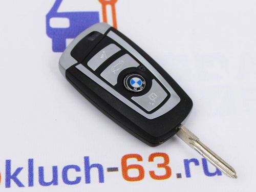 Выкидной ключ замка зажигания для Лада Приора, Калина, Гранта, Датсун, Шевроле Нива в стиле BMW с фонариком в интернет-магазине avtofirma63.ru 