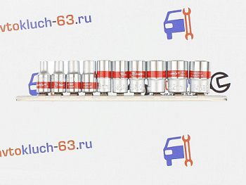 Набор торцевых головок 1/4 4-13 мм 10 шт MATRIX в интернет-магазине avtofirma63.ru 