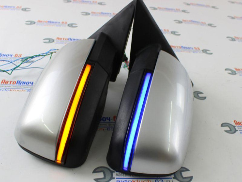 Боковые зеркала Лада Калина, Гранта, Датсун с бегающим тонированным повторителем в стиле Плазма в корпусе Лада Приора 21704 механические в интернет-магазине avtofirma63.ru 