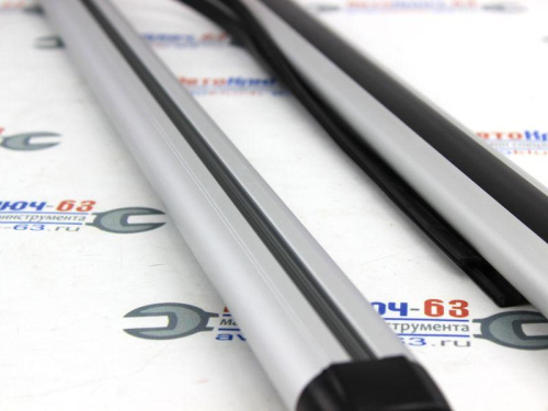 Перекладины с пазами Евродеталь аэро (серебро) 110 см в интернет-магазине avtofirma63.ru 