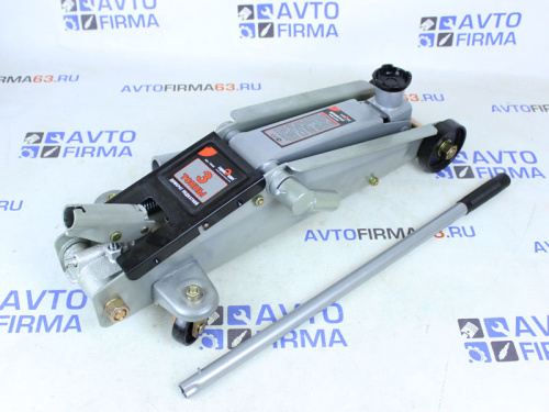 Домкрат подкатной гидравлический 3 тонны с "подстаканником" Сервис Ключ в интернет-магазине avtofirma63.ru 