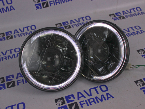 Передние фары на 2121 и УАЗ HL-CV407B, черные
