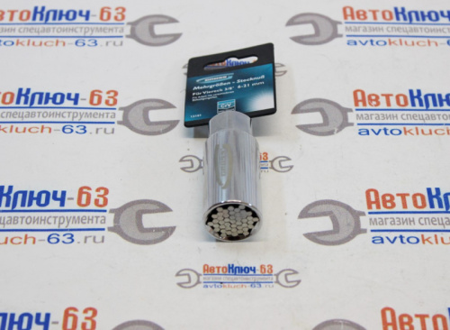 Головка торцевая многоразмерная CrV 6-21 мм Gross в интернет-магазине avtofirma63.ru 