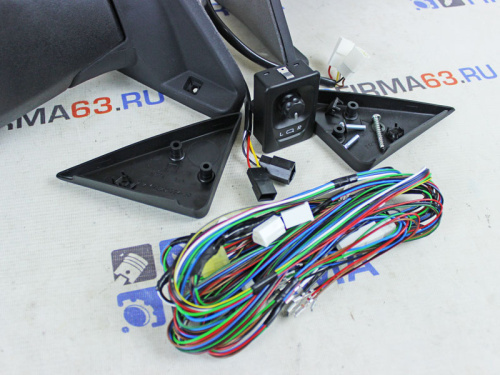 Зеркала с/о для а/м 21214, с электроприводом, обогревом комплектом проводки и уголков зеркал, Salina в интернет-магазине avtofirma63.ru 