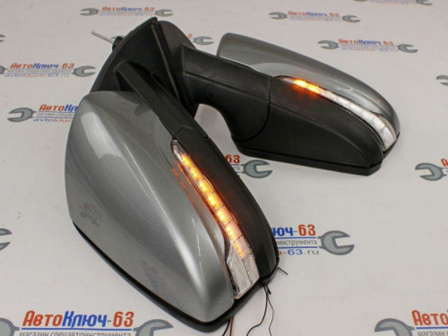 Боковые зеркала нна Ниву 4x4, Урбан в стиле Гранта с повторителем Лексус, механические в интернет-магазине avtofirma63.ru 