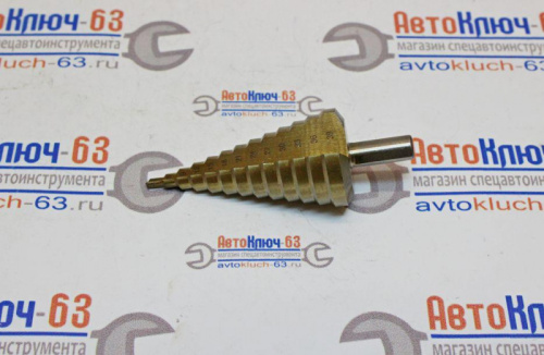 Сверло ступенчатое по металлу Ø 4-39 мм, 13 ступеней Голден инструмент в интернет-магазине avtofirma63.ru 