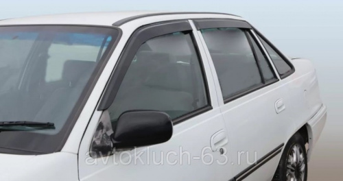 Дефлекторы (ветровики) для окон накладные Daewoo Nexia седан Voin в интернет-магазине avtofirma63.ru 