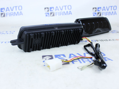 Светодиодные надфарники Лада Нива 6 линз с поворотником