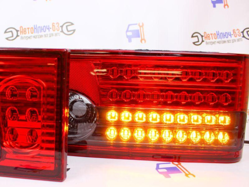 Задние фонари диодные для ВАЗ 2108-2114 красные тонированные