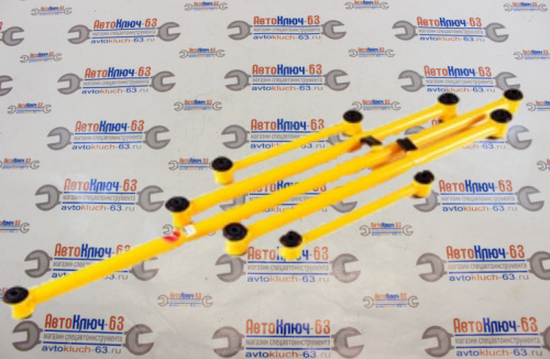 Реактивные усиленные тяги Лада Нива 4х4 нерегулируемые желтые Классик Ситек в интернет-магазине avtofirma63.ru 