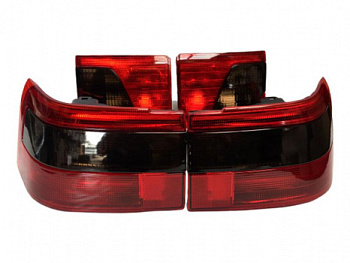 Задние фонари ВАЗ 2110 клюшки красные с тёмной полосой СЕВиЕМ