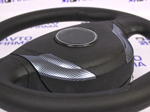 Руль Турбо на Лада Нива 4x4 с вставками карбон