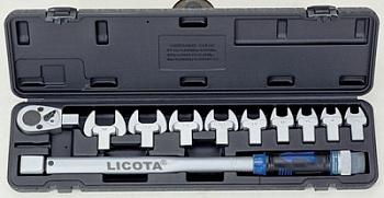 Динамометрический ключ со сменными насадками 40-210 Hm, в наборе Licota в интернет-магазине avtofirma63.ru 