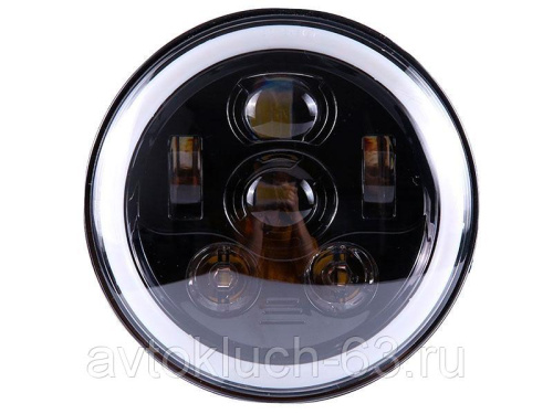 Фары светодиодные Нива 21213, УАЗ тюнинг с габаритом и поворотником 45W JG-S013