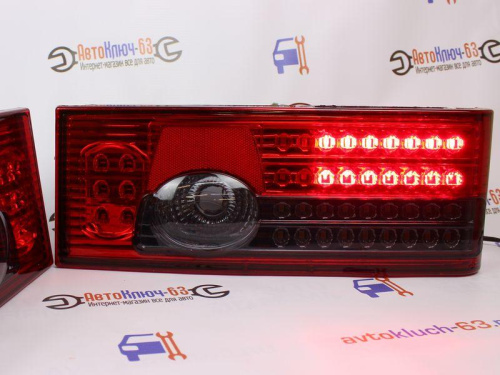 Задние фонари диодные для ВАЗ 2108-2114 красные тонированные